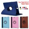 För Samsung Galaxy Tab S3 9.7 T820 T825 T829 SM-T820 SM-T825 Tablettfodral 360 Roterande Vikbart Stativ Bracket Flip Läderfodral