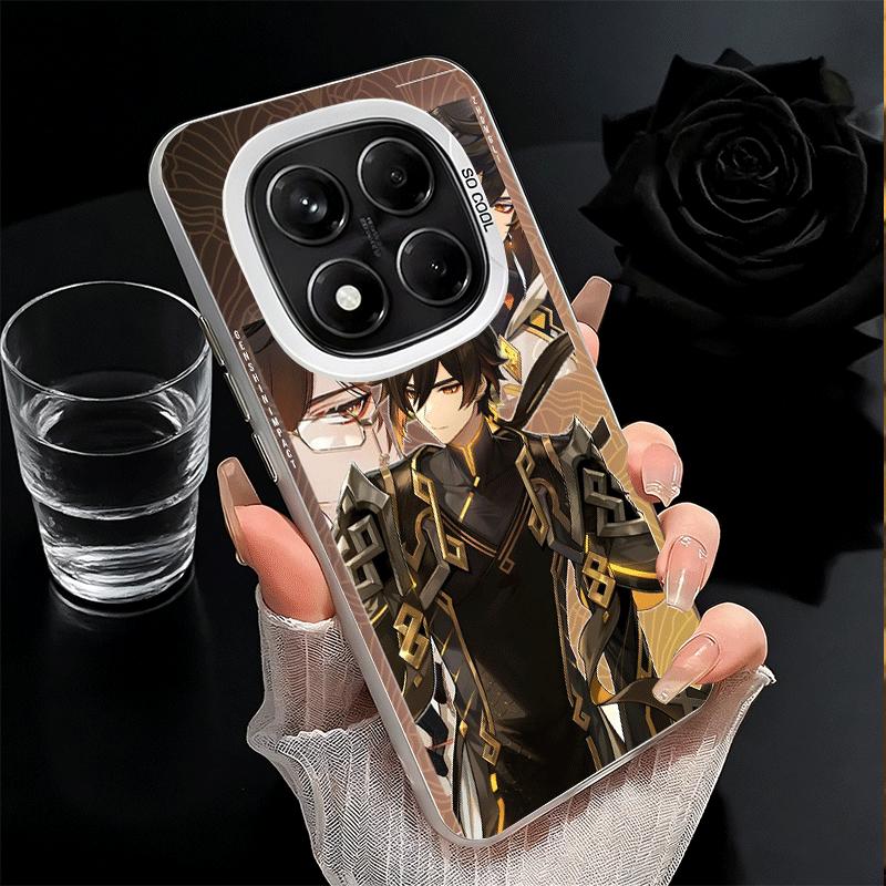 Genshin Impact Zhongli Soft Phone Case for Xiaomi Redmi Note 13 14 15 Pro Plus 12S 12 11S 11 11T 10S 10 Shockproof Cover Back Sh