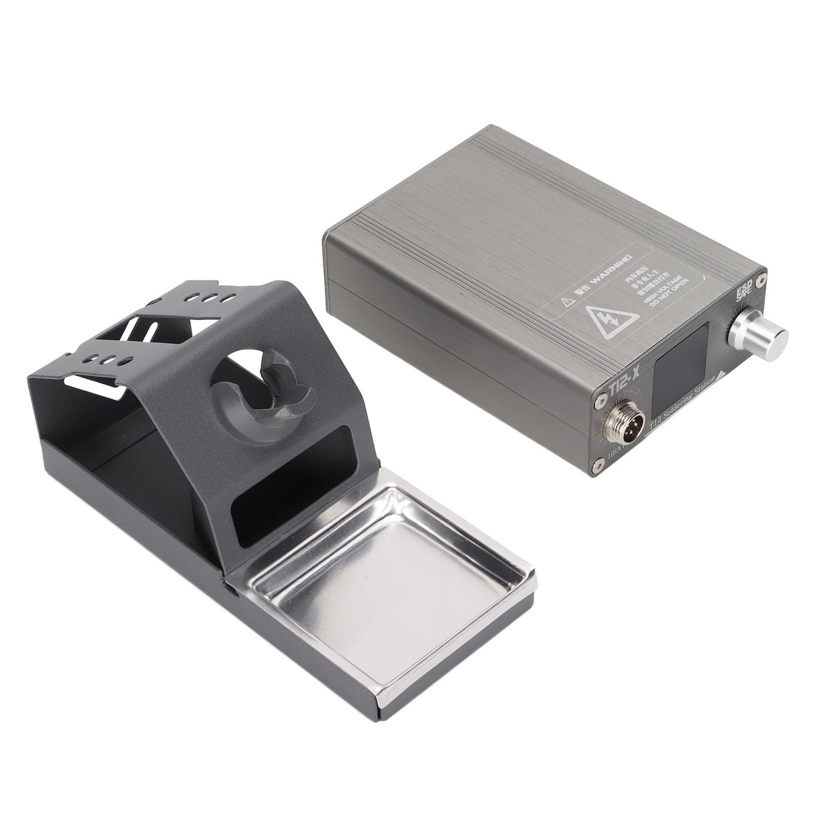 

Паяльник T12‑X 75 Вт, станция с регулируемой температурой и ЖК-цифровым дисплеем для самостоятельного ремонта UK Plug