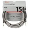 Fender Professional Series Instrument White Tweed Cable, 15',