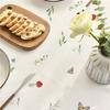 Mushroom Rectangular Tablecloth 60x84 Inch, Seasonal Vintage Washable Seasonal Table Cover for Party Picnic Dinner Decor