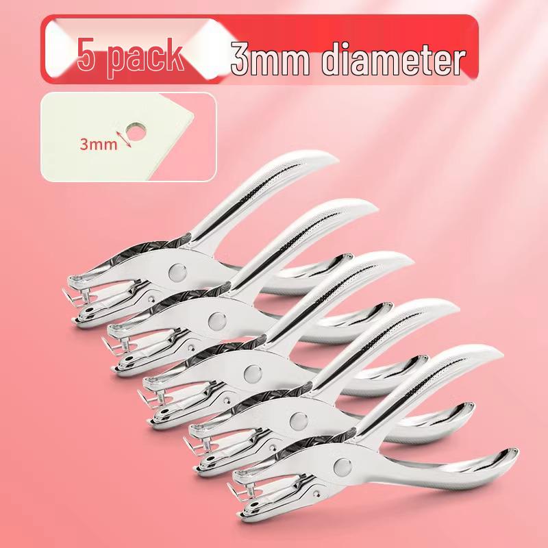 Round Hole Punch for Loose Leaf Binder