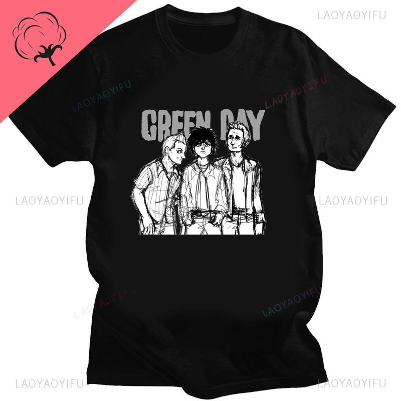 Green Day American Idiot Albuum Cover Tshirts Unisex Women Oversized Tshirts Novelty Funny Streetwear Summer Comfortable Tee