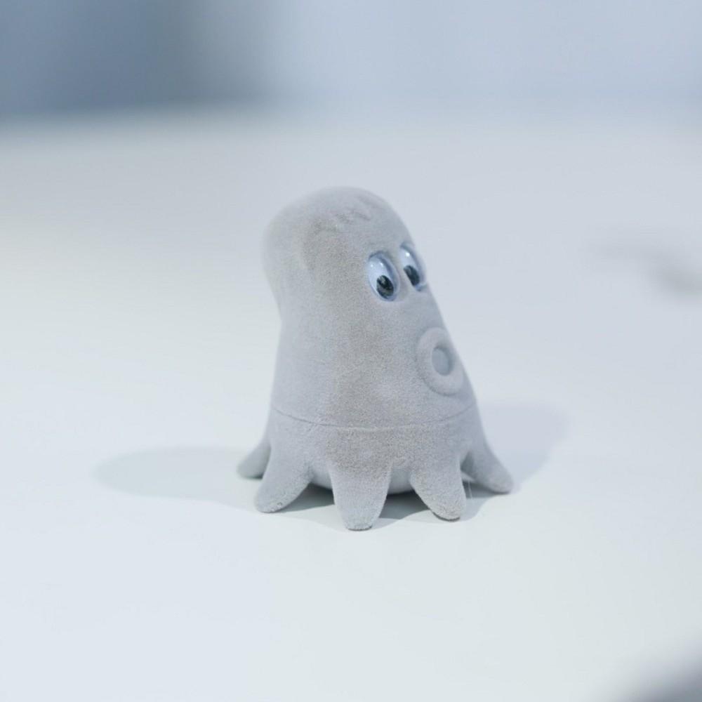 Lion Animal Flocked Jewelry Box Crocodile Koala Necklace Organizer Marriage Anniversary