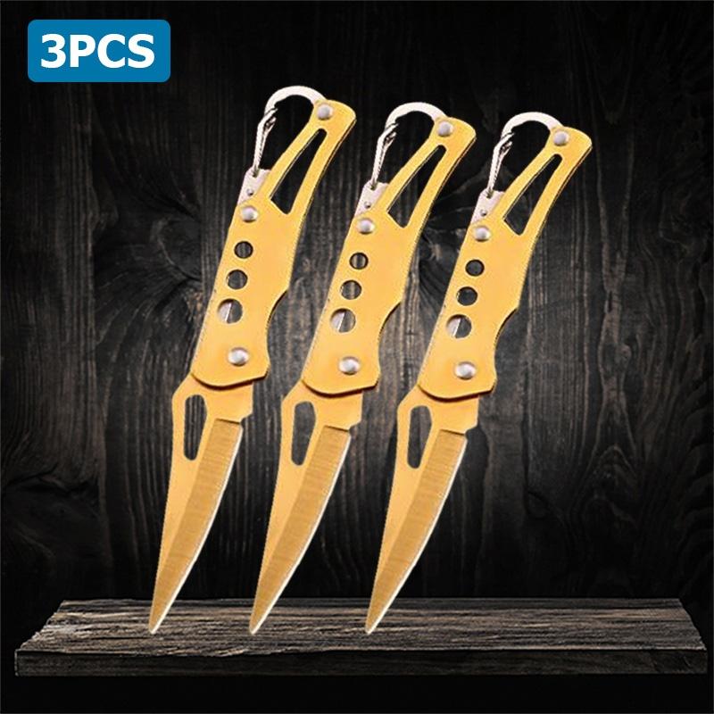 WXCOO Fruit Folding Knife Non-slip handle Kitchen Knife for Cooking Tools Multifunctional Fruit Pocket Knife Meat Cleaver