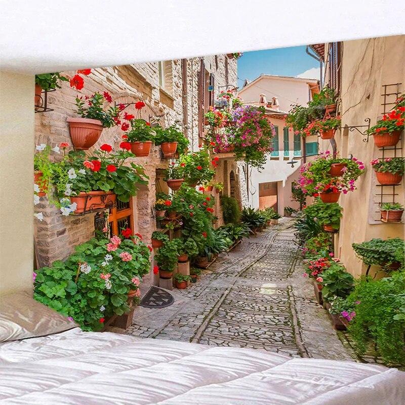 Forest Animals Garden Trees Scenery Tapestry Wall Background Decoration Hanging Cloth Room Living Room Home Decoration