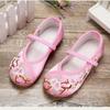 Scarpe Hanfu Ricamate per Bambini - Stile Tradizionale Cinese per le Celebrazioni del Nuovo Anno