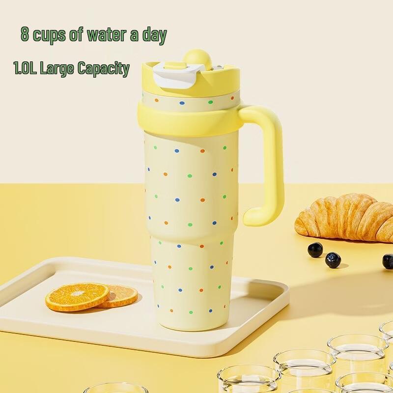 Shangqi Large Capacity Stainless Steel Thermos with Straw