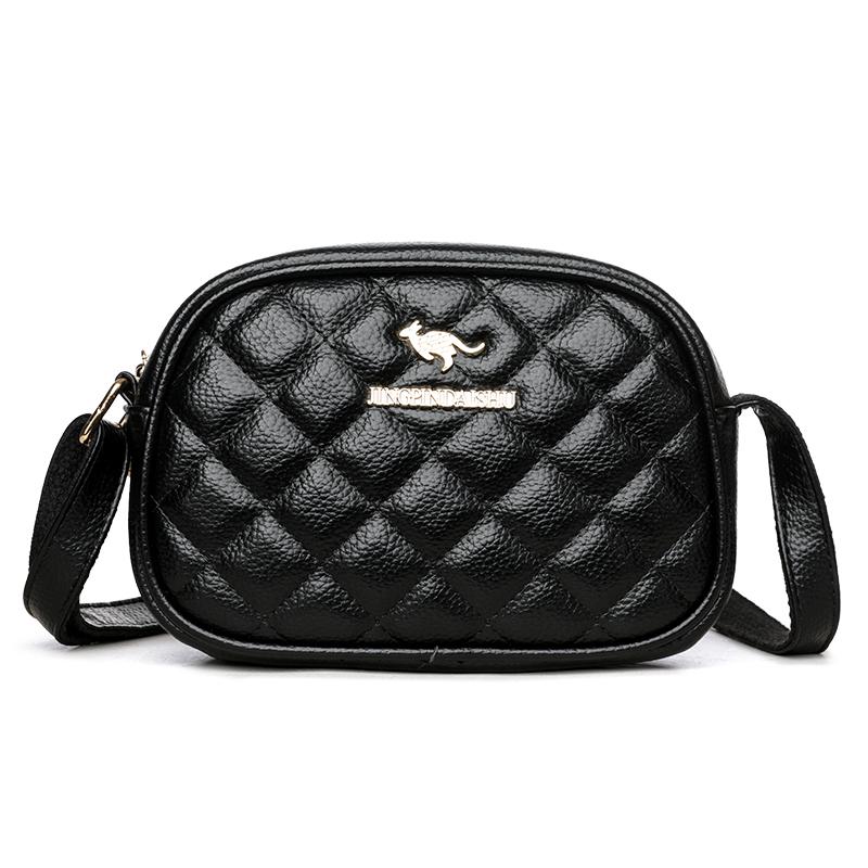 Small Square Bag Lingge Women's Shoulder Bag Large Capacity Crossbody Bag