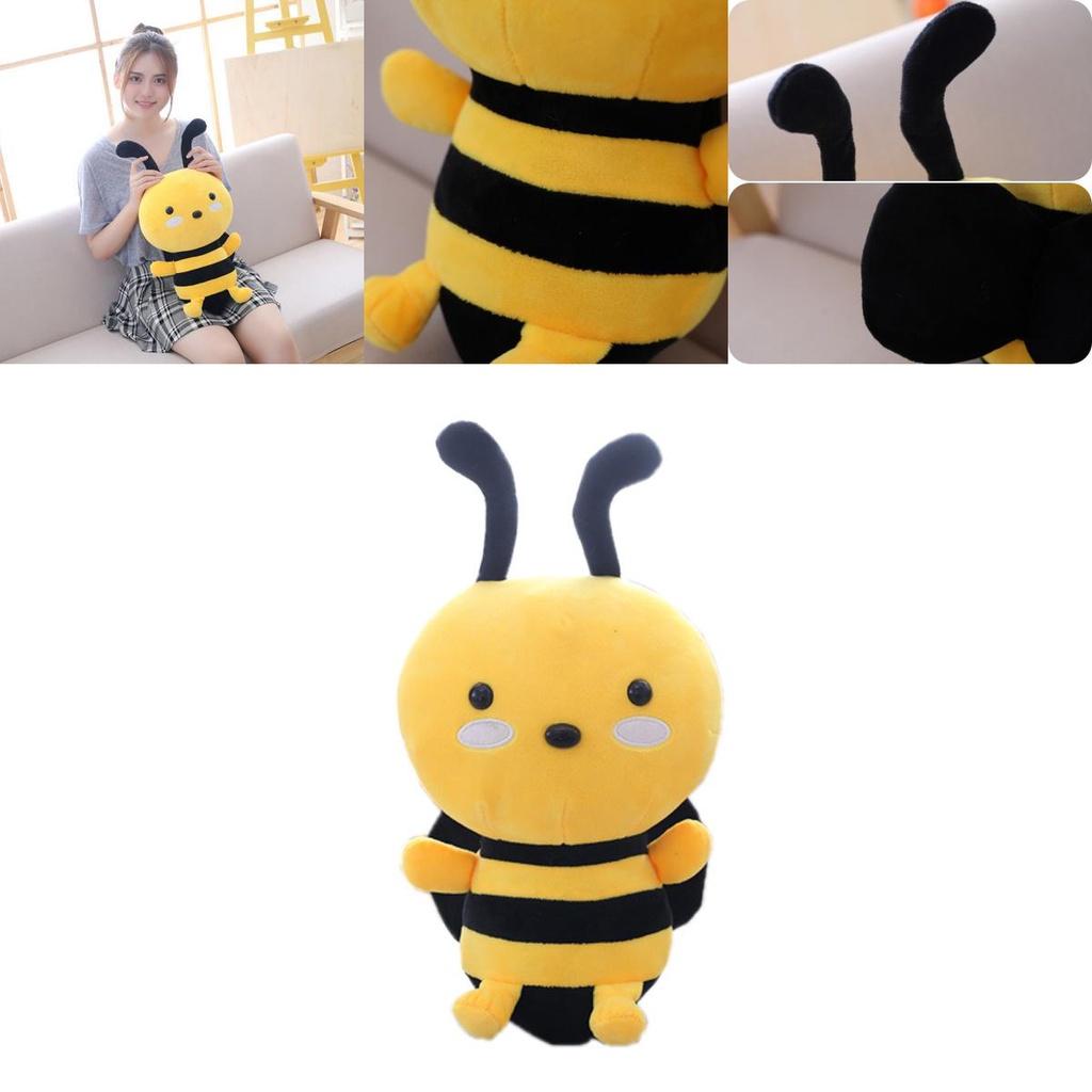 Adorable Bee Plush Toy For Kids Ultra Soft Short Plush Material For Snuggly Playtime Great Birthday Gift And Souvenir