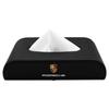 Leather Car Tissue Box Hanging Badge Paper Towel Bag Storage Auto Accessories For Porsche Cayenne Panamera Macan Boxster 911 Carrera-GT 928 944 918