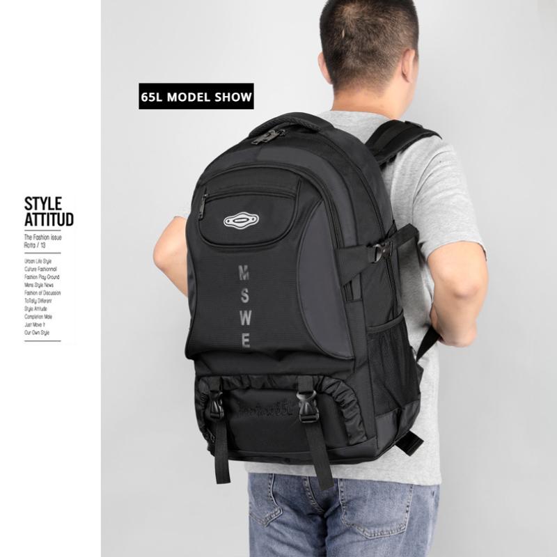 2024 New Outdoor Travel Backpack 50L/65L/85L Large Capacity Duffle Bag High Quality Oxford Waterproof Breathable Travel Bag Business Trip Hiking Bag