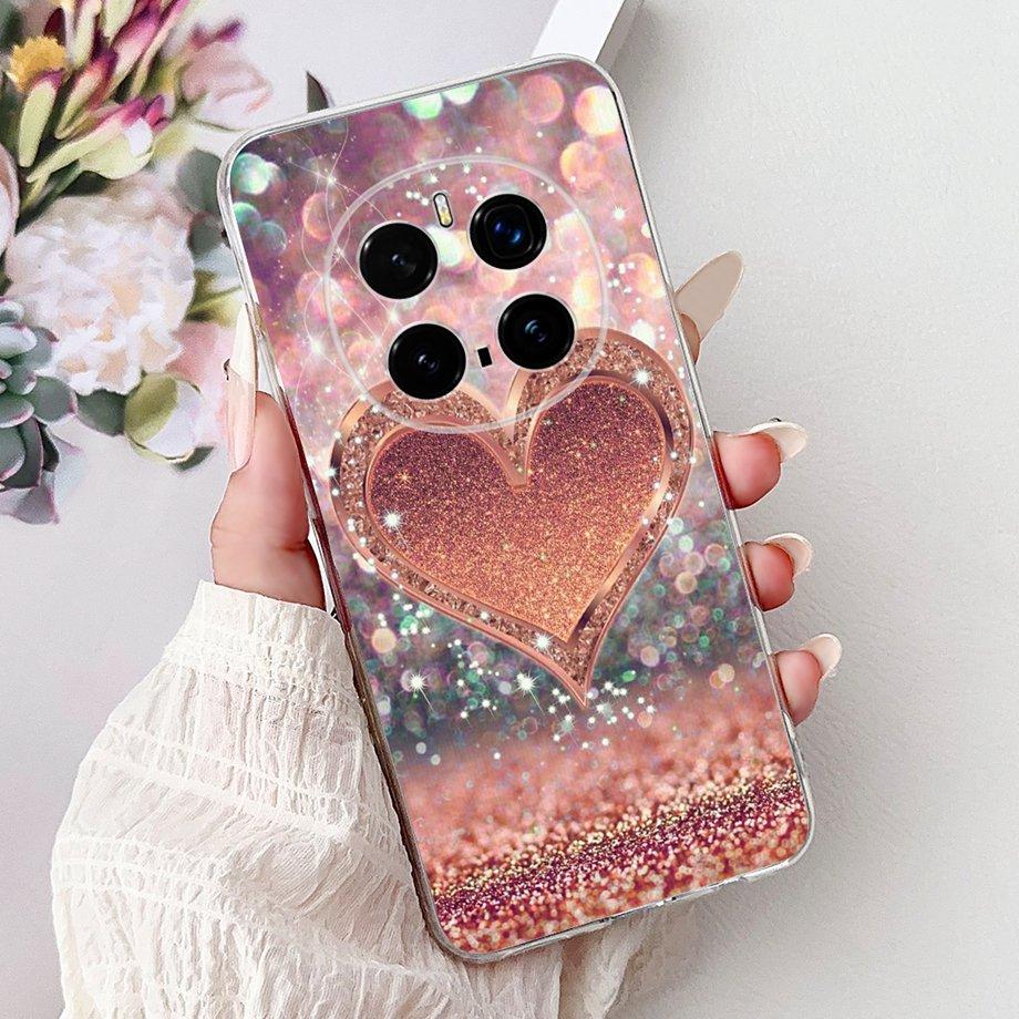 For Honor Magic 7 Pro Phone Case Magic7 Magic 6 Lite 5 Lite Back Cover Girly Fashion Flower Butterfly Paintong Soft TPU Bumper