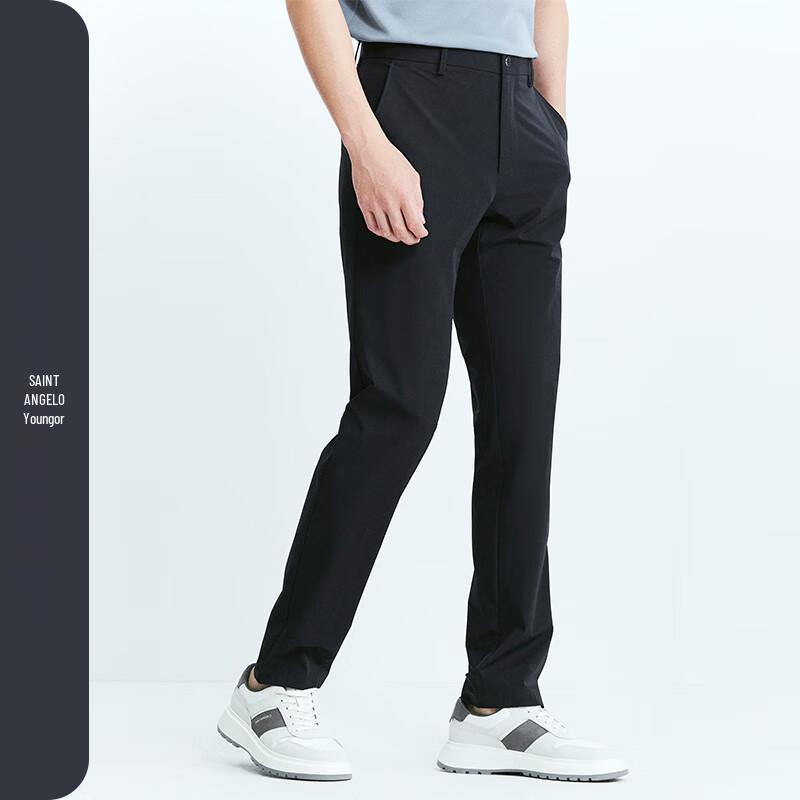 Baoxiniao Men's Lightweight Stretch Straight-Leg Casual Pants