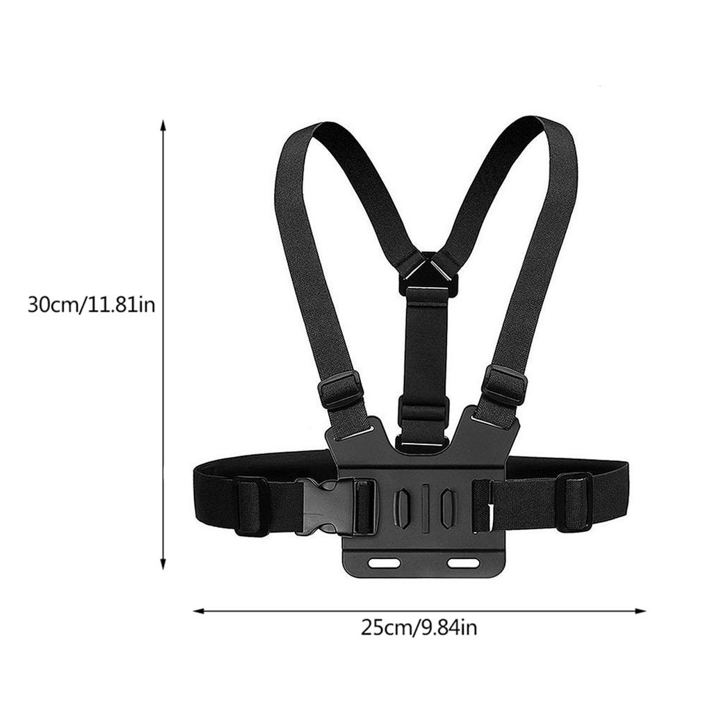 Adjustable Chest Strap Mount Elastic Action Camera Body Belt Harness