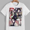 Anime Kochou Shinobu Demon Slayer T Shirt Summer Cotton Unisex Women Tee Couple Streetwear Harajuku O-Neck Fashion Casual Y2k Tops
