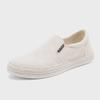 Tênis Casuais Slip-On de Lona Brancos Masculinos para Primavera, Respiráveis Estilo Old Beijing