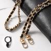Zinc Zinc Alloy Metal Leather Chain PU Leather Phone Hanging Rope Cellphone Lanyard  for Phone Hanging