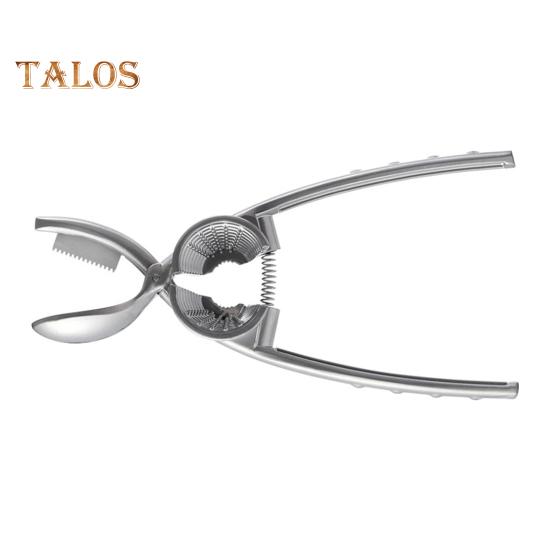 

Инструмент для колки и шелушения орехов 2 в 1. Орехокол для всех видов орехов. Сверхпрочный орехокол с нескользящей ручкой. Нож для каштанов, грецких орехов, пекана, миндаля. серебряный