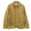 Danton Made In Japan, BEAMS Exclusive Round Collar Jacket 36 Khaki Beige Women Used