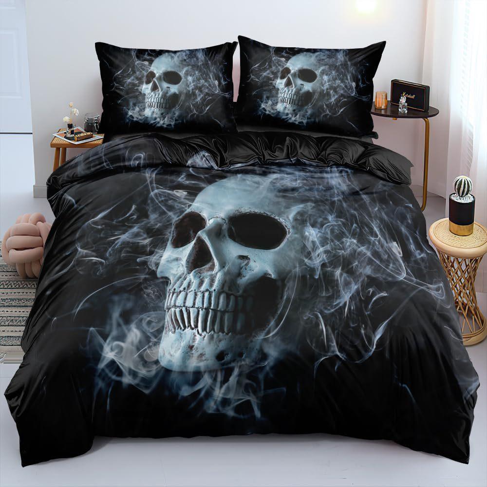 Psychedelic Mushroom Three-Piece Quilt Cover 3D Digital Printing Bedding Set Color Bed Cover