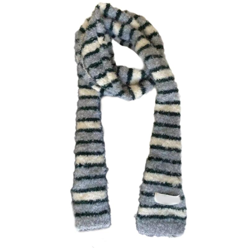 Knit Scarf for Women Long Skinny Belt Necktie Neck Scarf Girls Photo Props Long Neckerchief Skinny Scarf Necktie