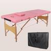 Adjustable Portable Solid Wood Beauty Bed for Massage & Physiotherapy