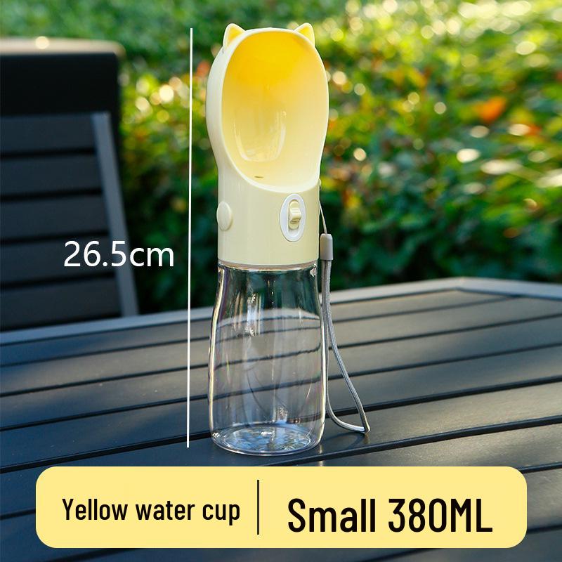 Portable Pet Hydration Bottle: Outdoor Dog Water & Food Dispenser