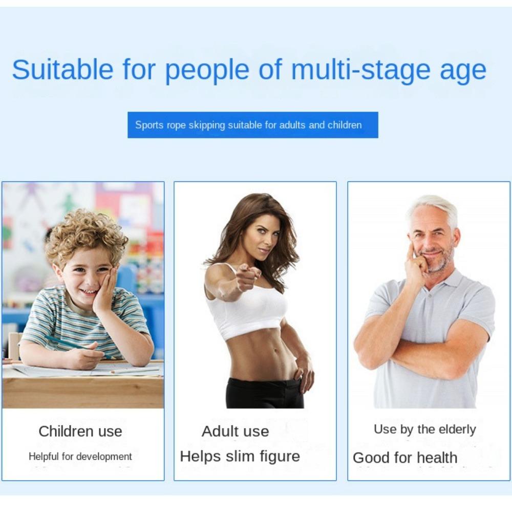 PVC/Braided Rope Jump Ropes Counting Jumping Rope Fitness Accessories Skip Rope  Fitness