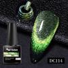 Mtssii 7ml Laser 9D Cat Eye Magnetic Gel Nail Polish Semi Permanent Nail Art Soak Off UV Gel Different Color At Different Angles