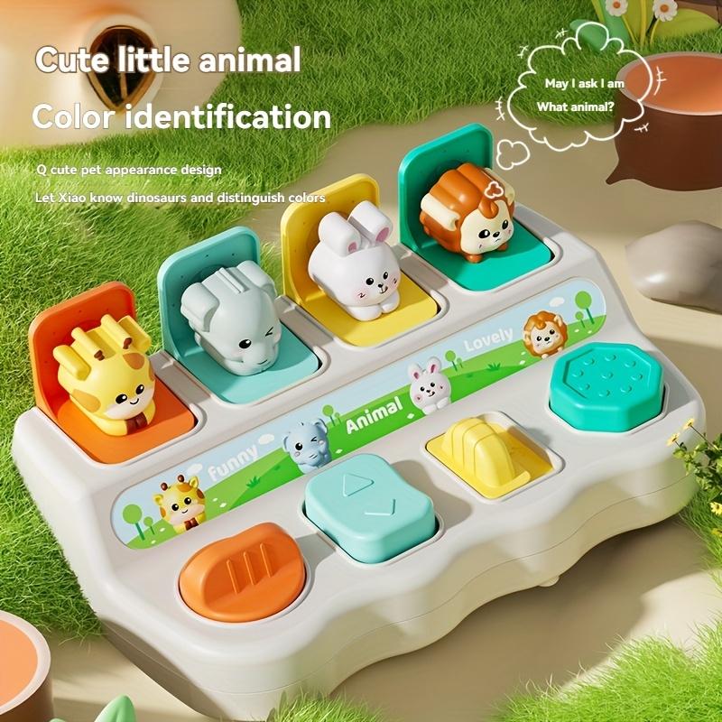 Cute Animal Hide-and-Seek Pop-up Machine Box, Kids' Interactive Memory Training Toys, Educational Logic and Finger Practice Games, Interactive Games