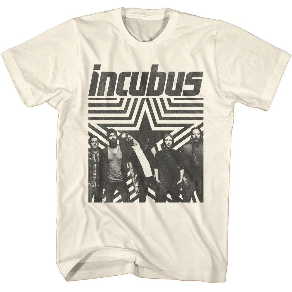 Incubus - Star Background - American Classics - Solid Off-White Short Slee 120