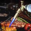 Portable Butane Blow Torch Gas Torch BBQ Baking Metal Welding Lighter Flame Gun Metal Welding Heating Igniter Tool for Cooking