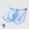 6 calzoncillos para hombre Ice Silk transpirables de punta plana, pantalones deportivos juveniles de punta cuadrada, bóxer