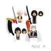 Mini Anime Figures Building Blocks Kurosaki Ichigo Ulquiorra Cifer Multiple Weapon Accessories Toys Gifts