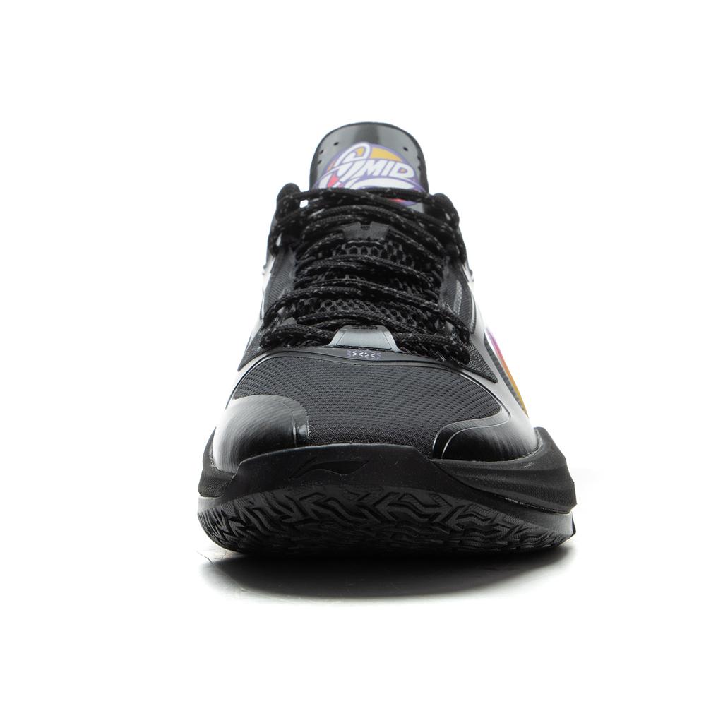 Li Ning Light Speed 3mid Basketball Shoes Men's Mid top Black Purple ABPV019-1