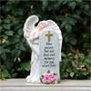 Handcrafted Religious Link Monument Cemetery Ornament Detailed Angel Figure Underweight Resin Sculpture For Gardens