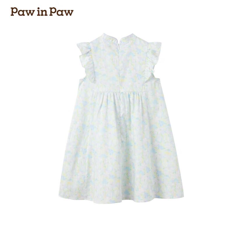 Девочковое платье-ципао PawinPaw с цветочным принтом в новом китайском стиле 120