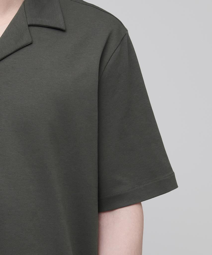 MUSINSA STANDARD Open Collar Polo Shirt [Dusty Khaki]
