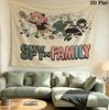 Arazzo da Parete Spy Family Appeso Estetico alla Parete Coperta in Tessuto Stampato Arazzi Decorativi per Camera da Letto Soggiorno Arredamento Casa