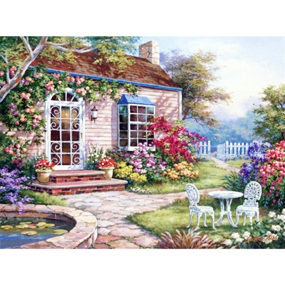 

ЗООЯ DIY 3D Алмазная картина Сад Вышивка Крестом Стежок Домашний декор