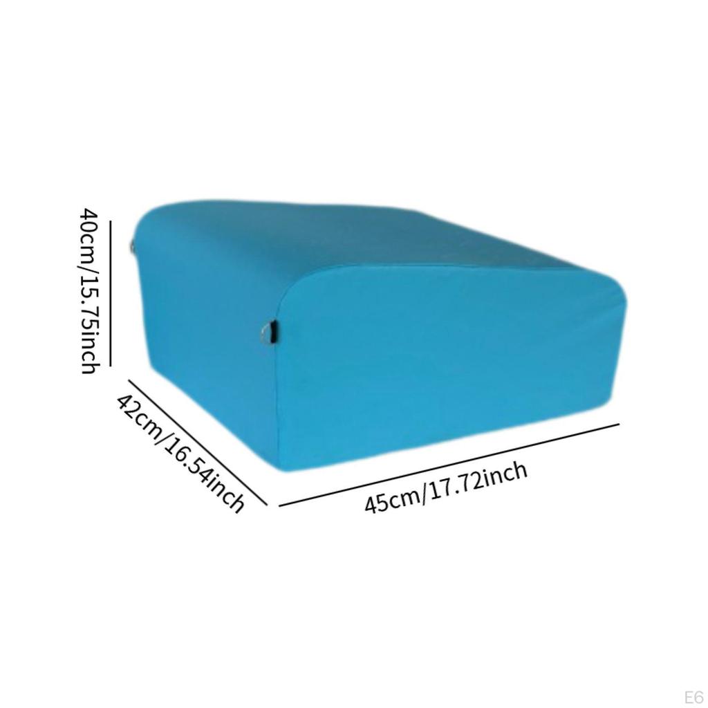 Hip Machine, Glute Bridge Exerciser with Rings, PU Leather Bench, Adult Butt Training Box,