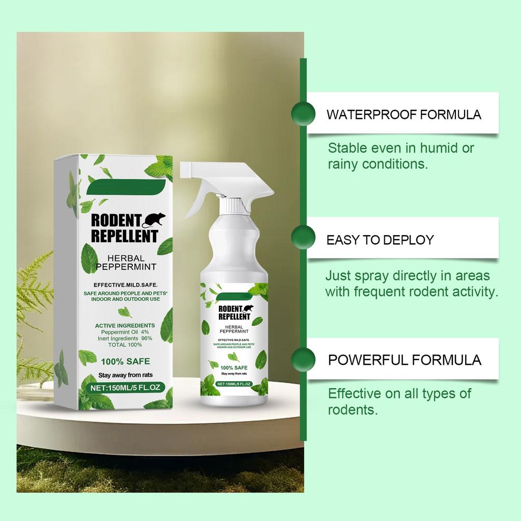Mint-flavored Rat Dislodge Spray For Outdoor Garden Rat Dislodge Spray 150ml