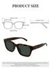 GUCCI Unisex Square Sunglasses GG1857SK‑002 55 Tortoiseshell Frame Green Lens UV400 Protection Retro Fashion Eyewear