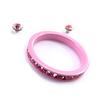 Les Trésors De Lily [J2299] - Pale Pink 'Sissi' Earrings and Ring