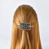 Women Girls Knot Silver Barrette Hair Slide Celtic Hairpins Viking Hair Clips Hair Stick