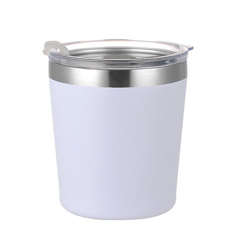 Hot Selling 8oz 12oz Double Wall Vacuum Insulated Stainless Steel Tumbler for Party Coffee Milk Powder Coated Eco-Friendly BPA