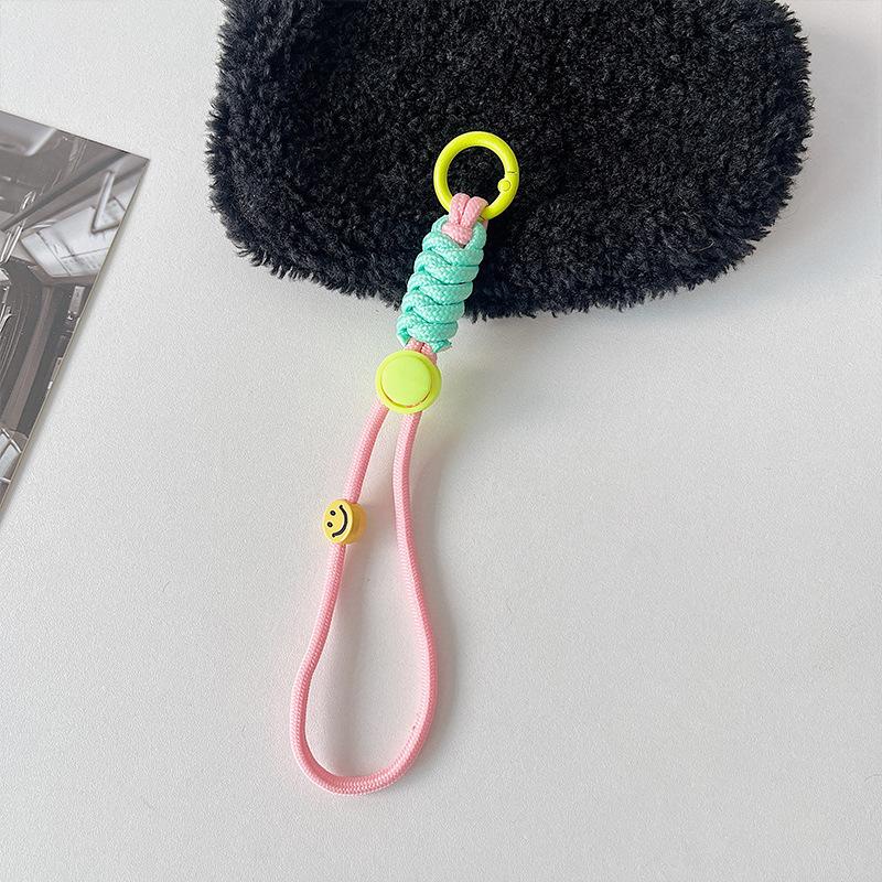 Módní klíčenka kreativní pletená klíčenka na šňůrku pro pouzdro na telefon pro ženy proti ztracení uzlu lano popruh klíčenky od auta diy příslušenství