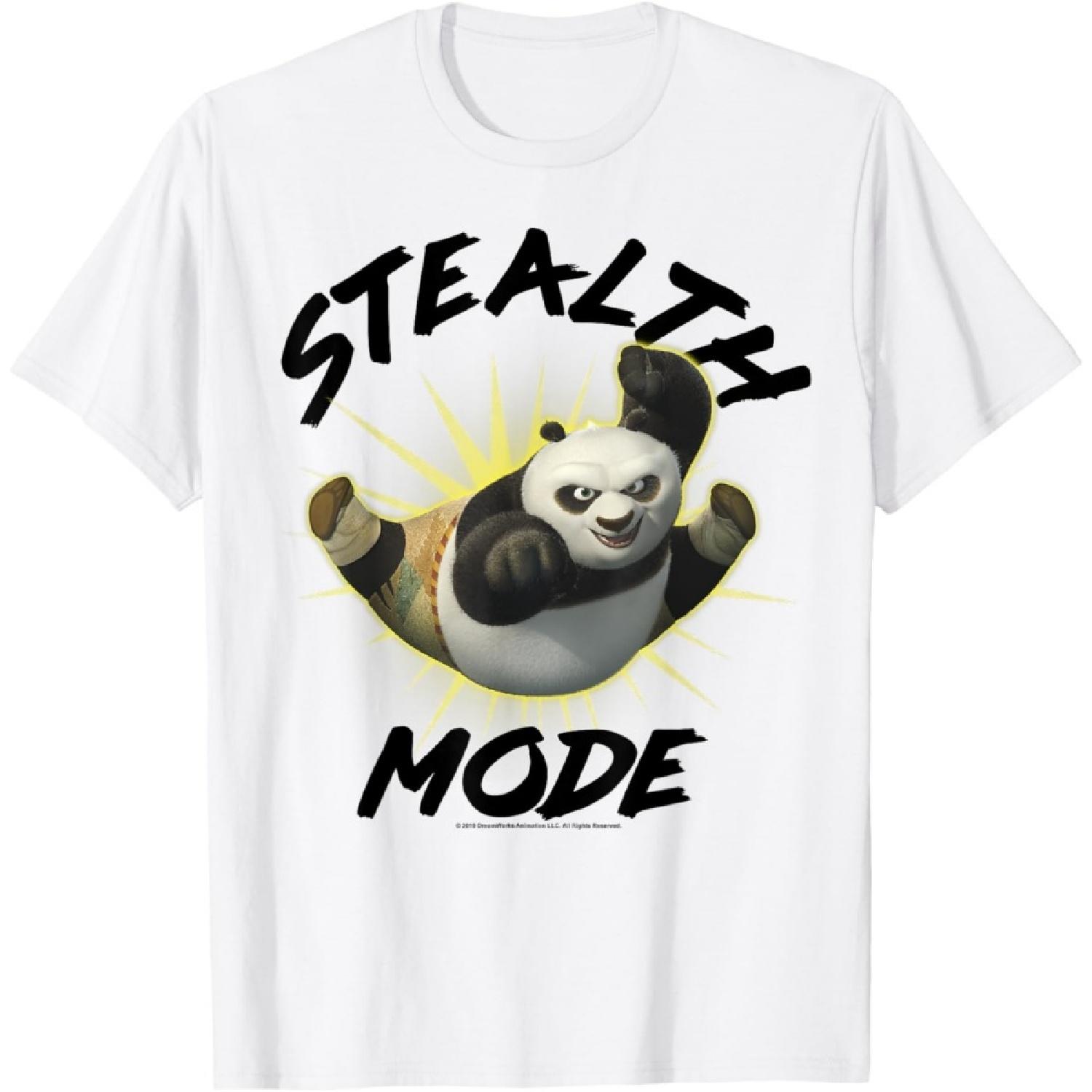 

Kung Fu Panda Stealth Mode Po Portrait T-Shirt XXXXXL білий