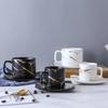 Marble Coffee Cup, Black and White Cup and Saucer Cup. High Quality Coffee Cup, Coffee Set,  Saucer Cup Mugs  Cups